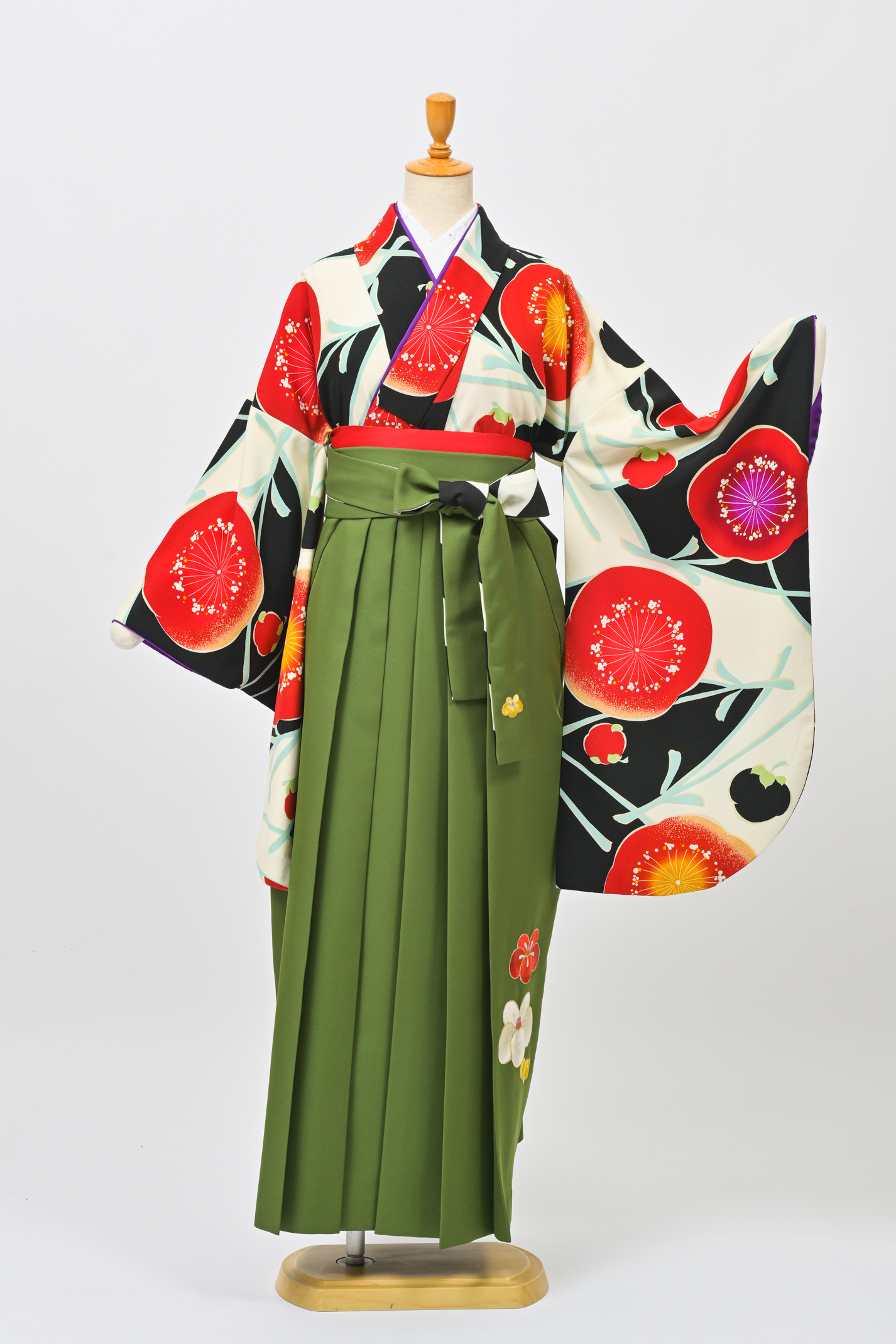 紅一点・黒×梅