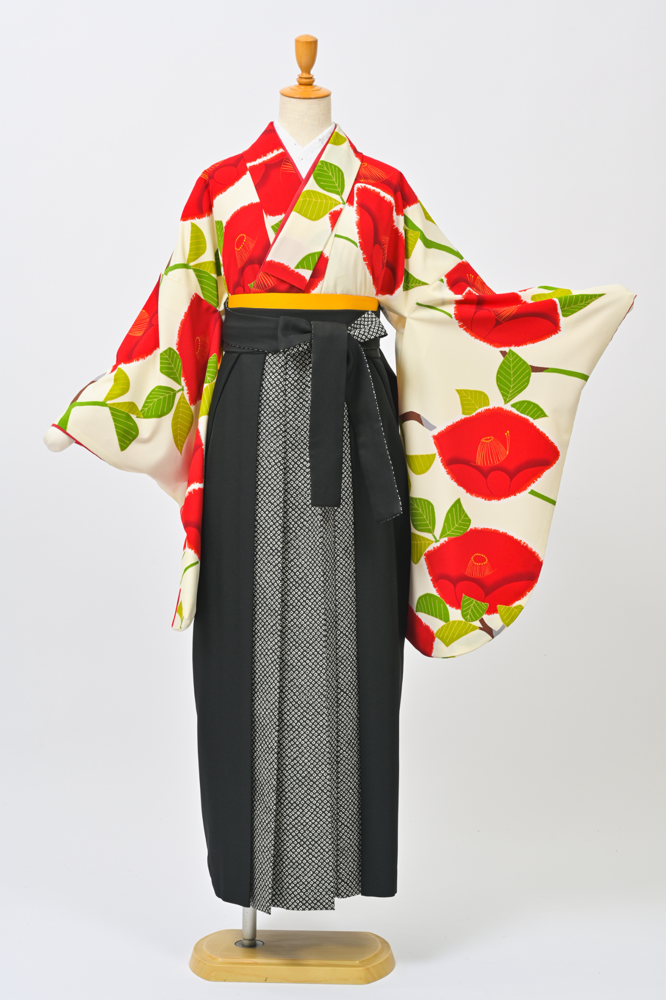 紅一点・白×椿