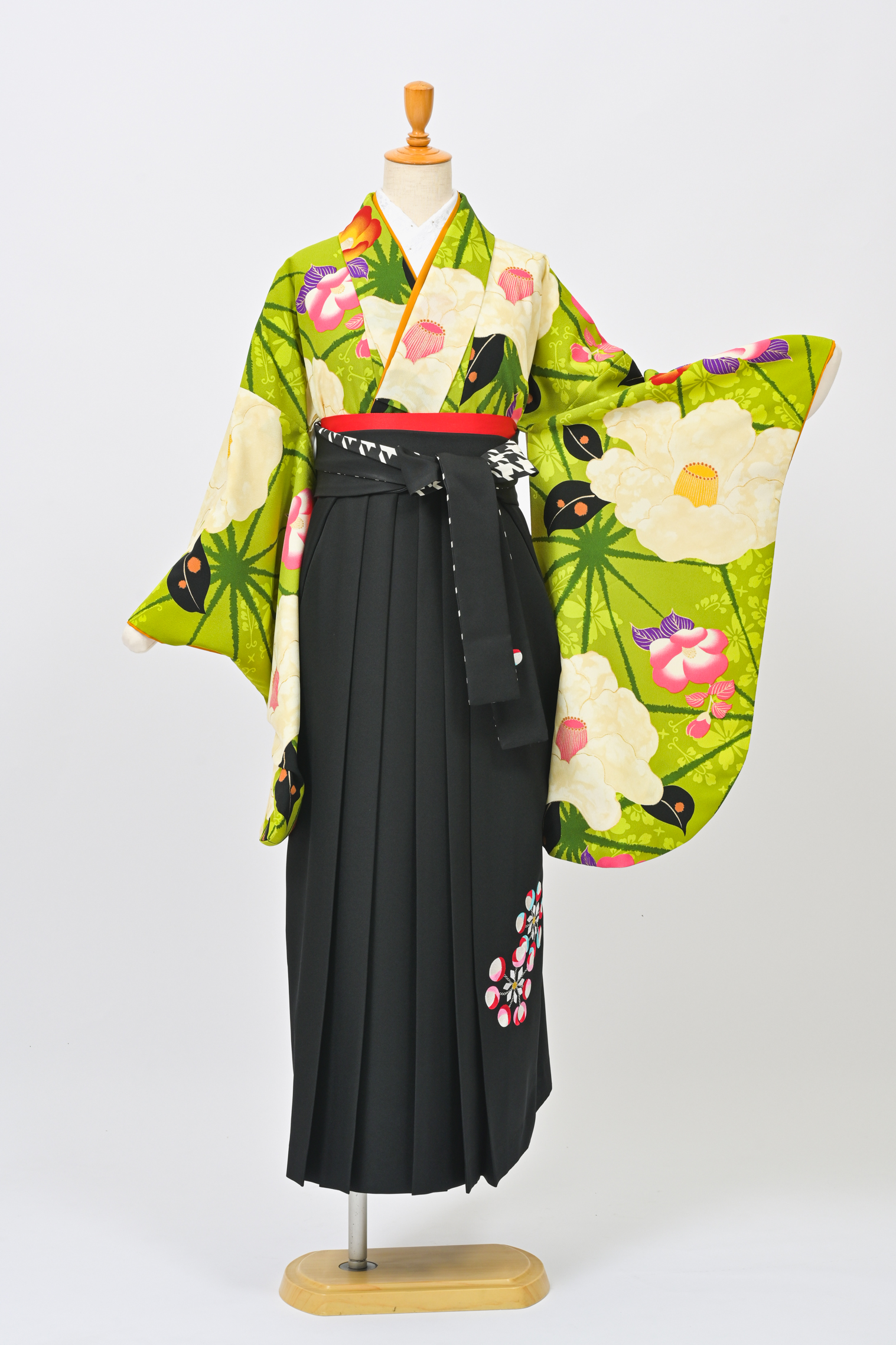 紅一点・抹茶×花