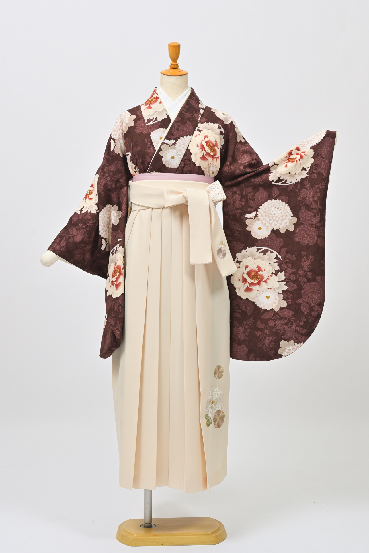 九重・牡丹×焦げ茶