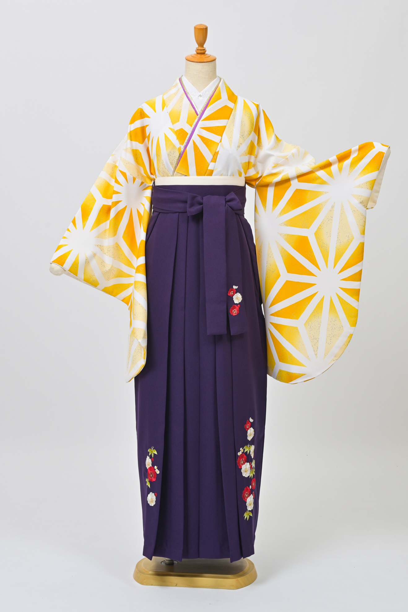 ﾏﾐﾈｯﾄ・黄色×麻の葉