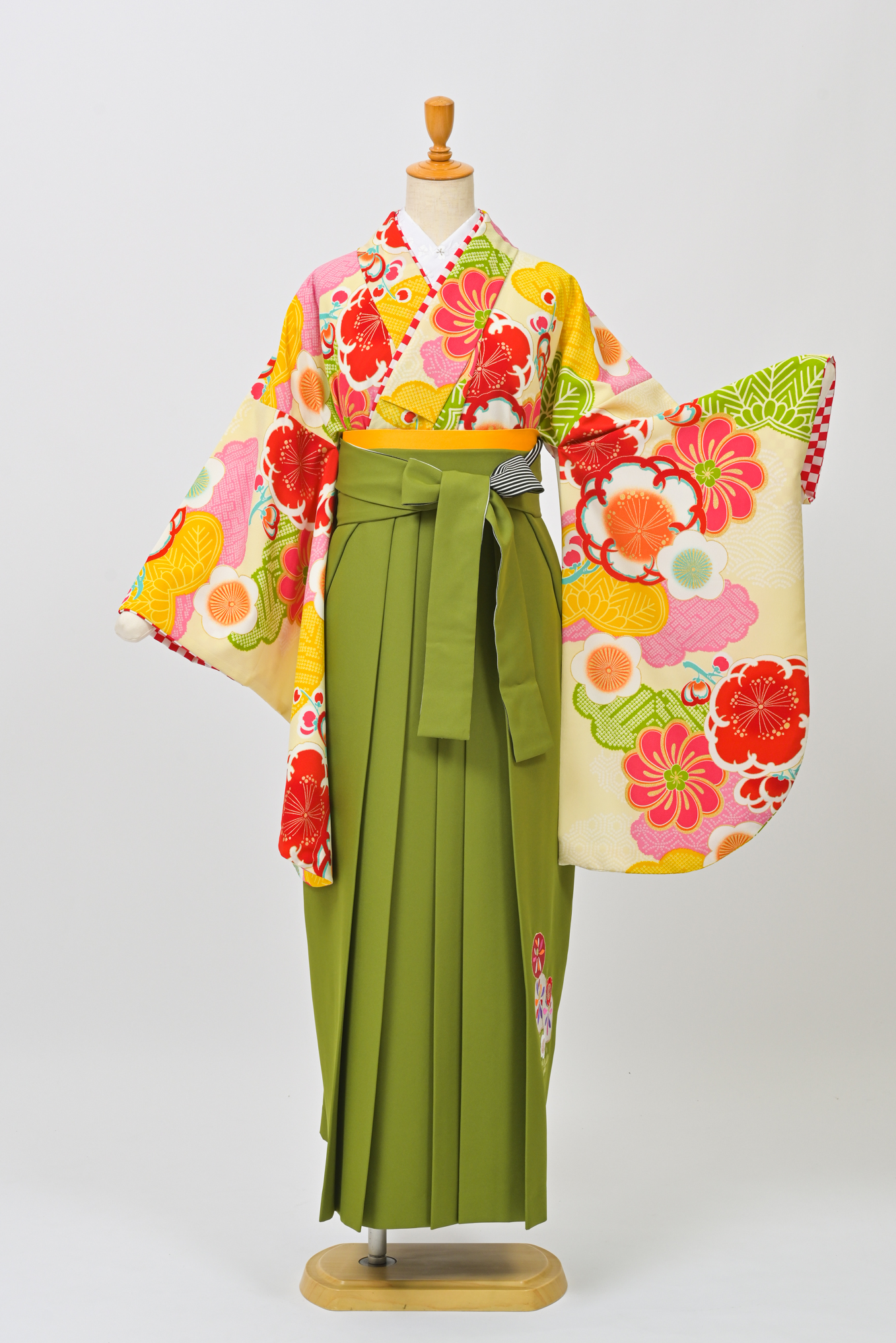 JAPANSTYLE・クリーム×古典柄